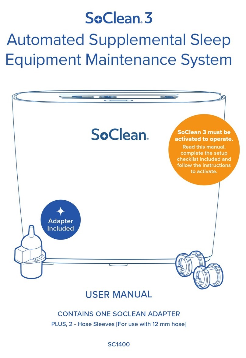 SoClean 3 Bedienungsanleitung