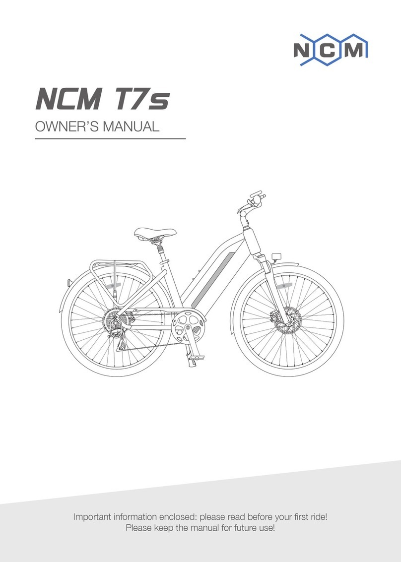 NCM T7s Bedienungsanleitung