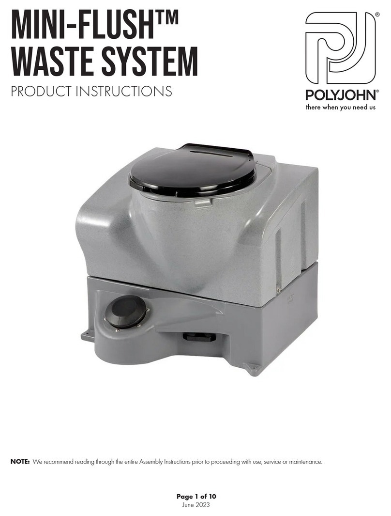PolyJohn MINI-FLUSH MF02-1000 Merkblatt