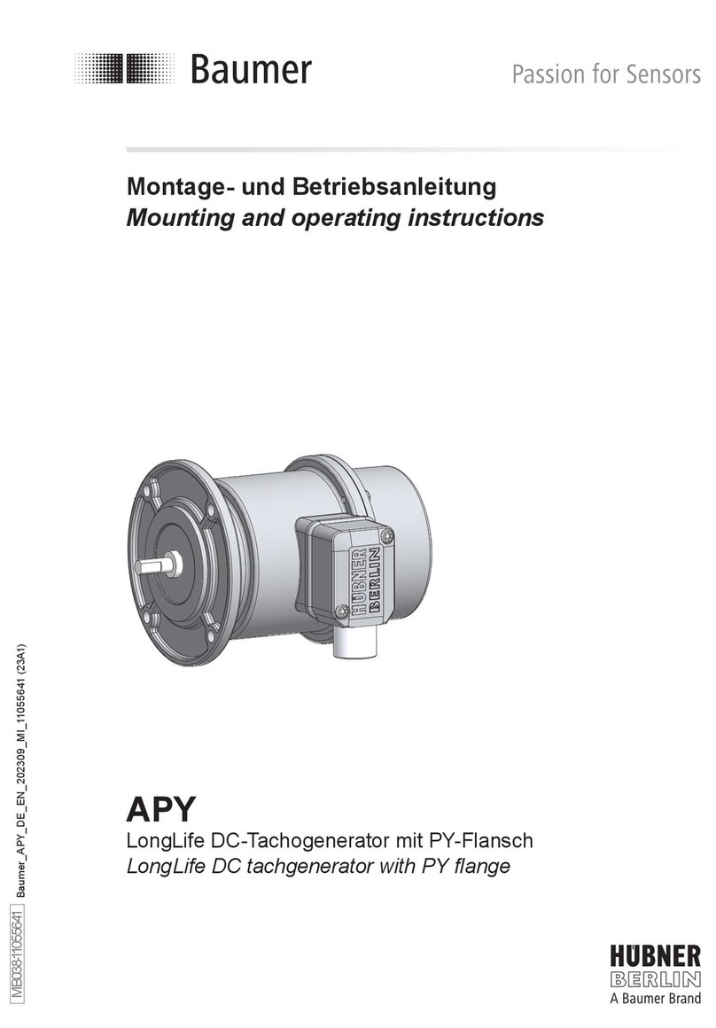 Baumer APY Service-Handbuch
