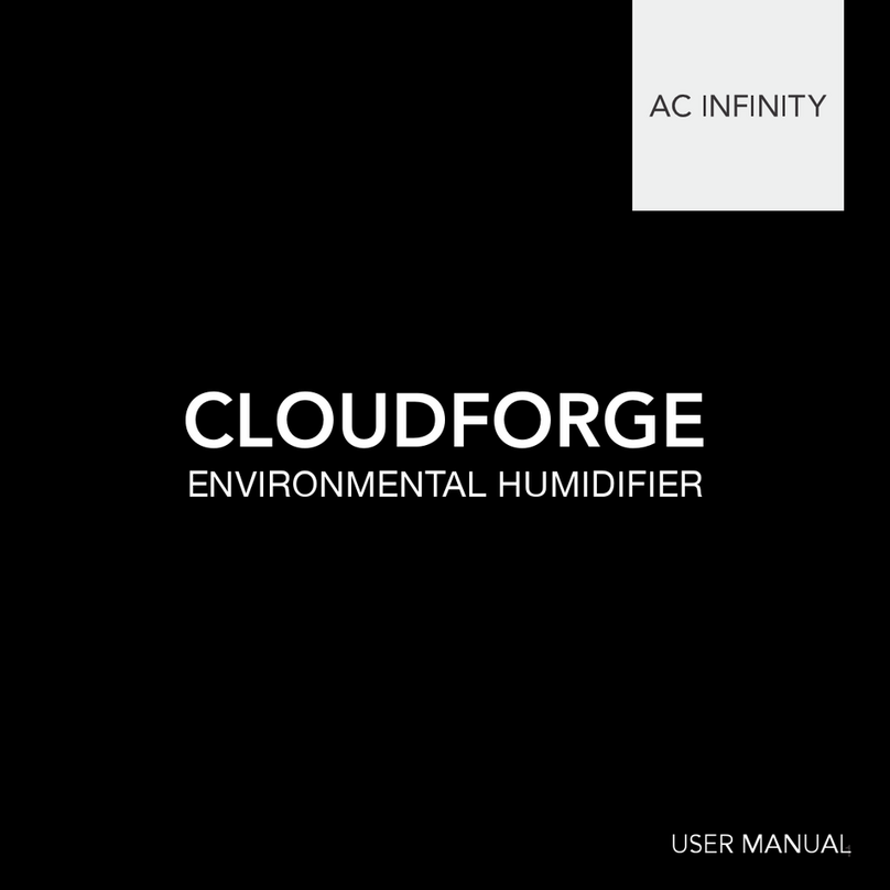 AC Infinity CLOUDFORGE Bedienungsanleitung