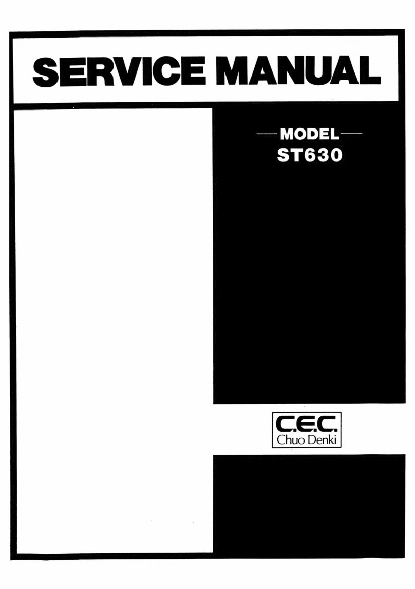 C.E.C. ST630 Bedienungsanleitung
