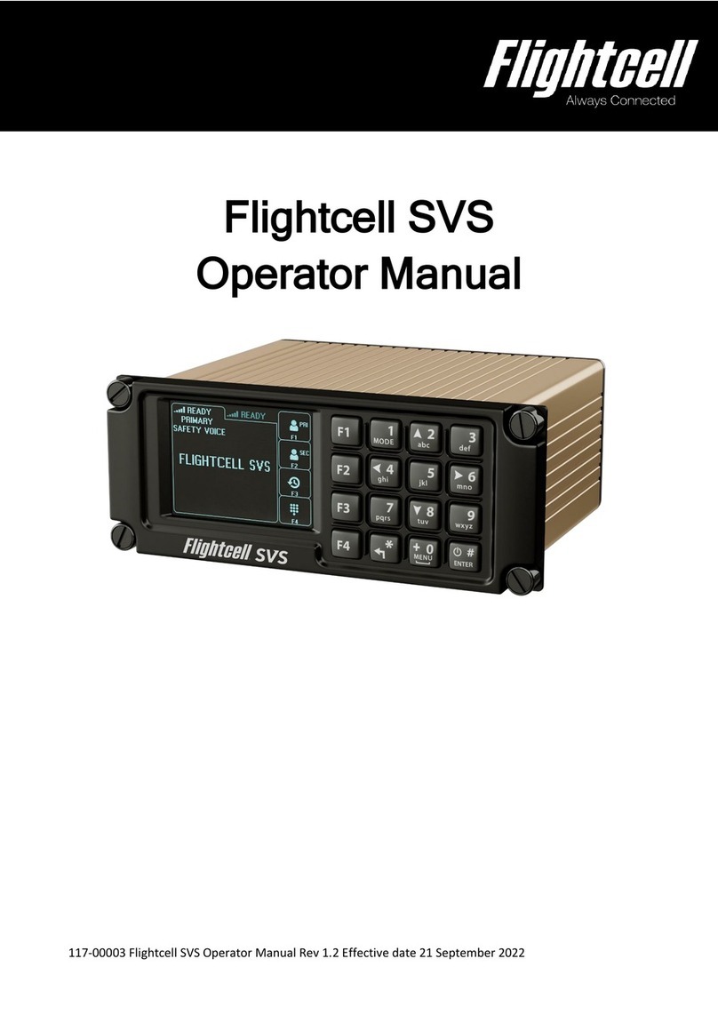 Flightcell SVS Bedienungsanleitung