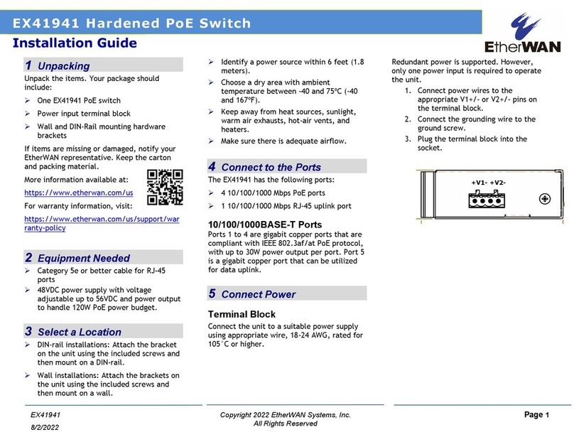 EtherWAN EX41941 Bedienungsanleitung