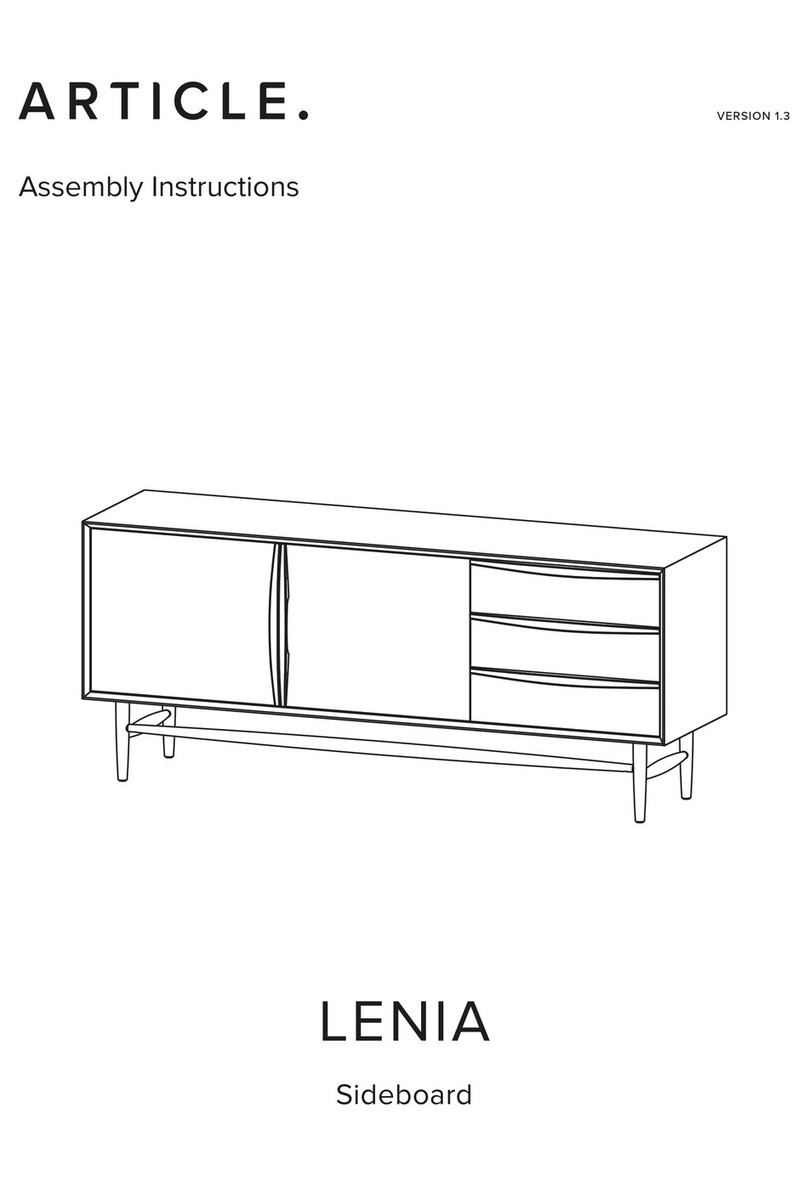 Article LENIA Sideboard Bedienungsanleitung