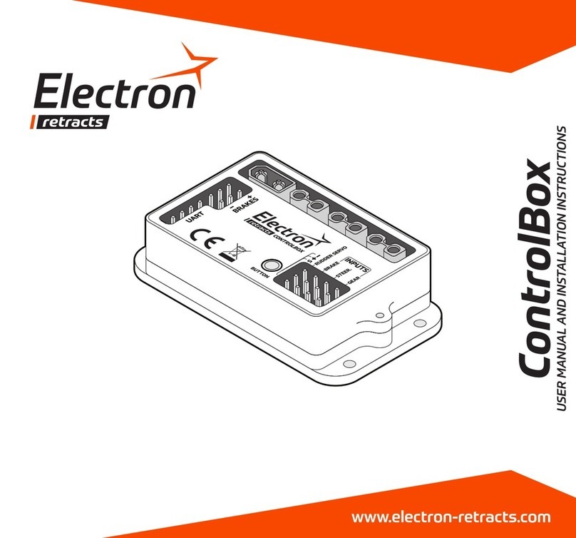Electron retracts ControlBox Bedienungsanleitung