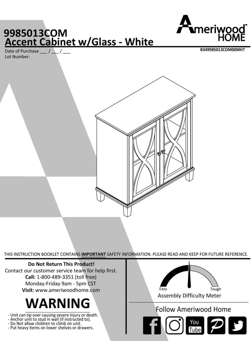 Ameriwood HOME 9985013COM Bedienungsanleitung