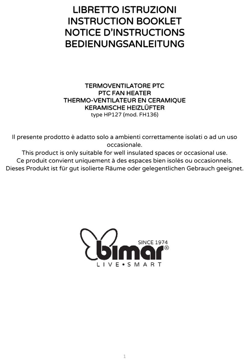 Bimar HP127 Bedienungsanleitung