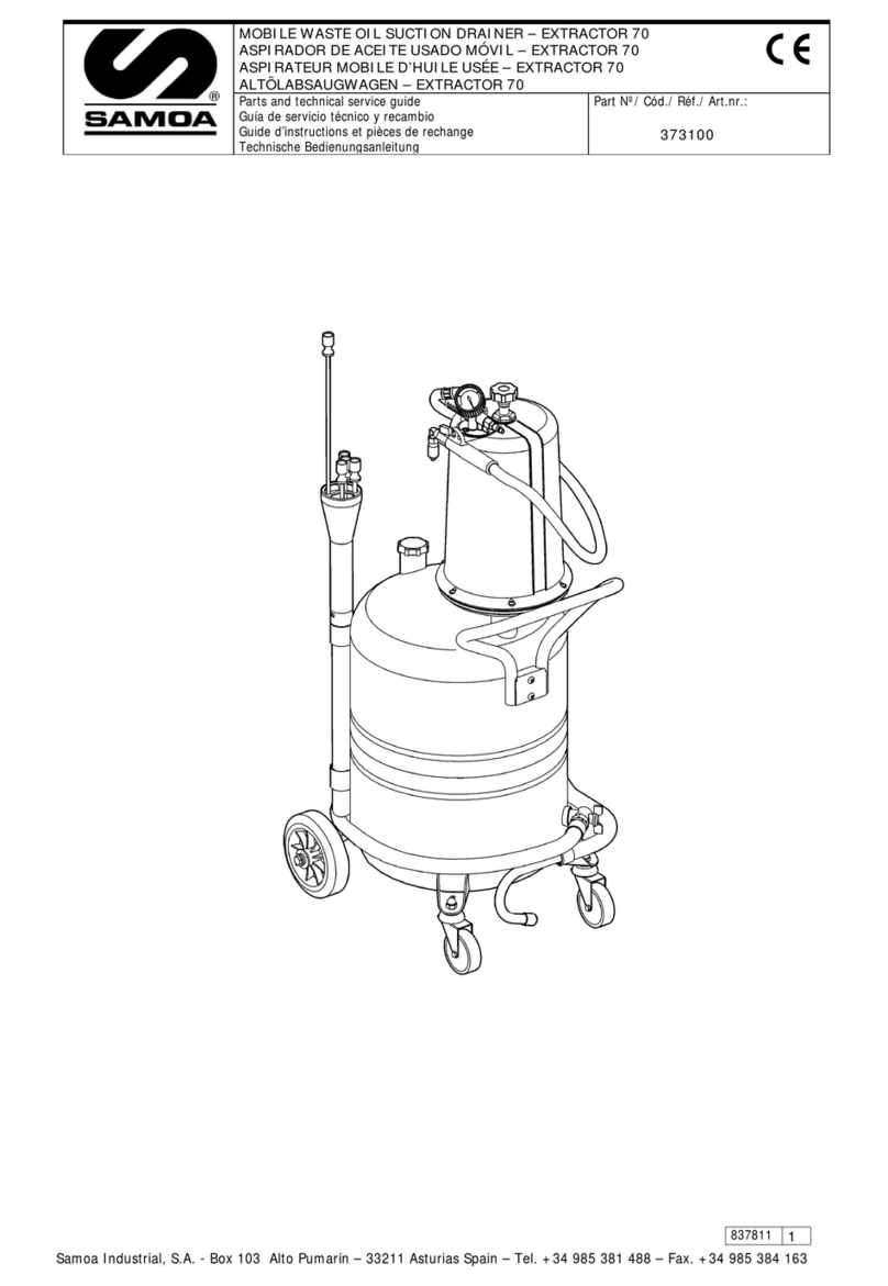 Samoa EXTRACTOR 70 Betriebsanleitung