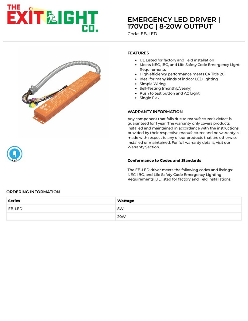 Exit Light EB-LED Bedienungsanleitung