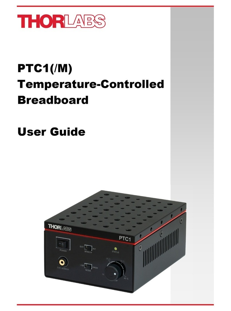 THORLABS PTC1 Bedienungsanleitung