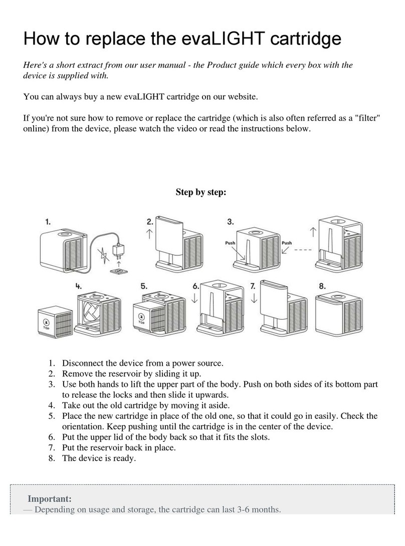 evapolar evaLIGHT Installations- und Benutzerhandbuch