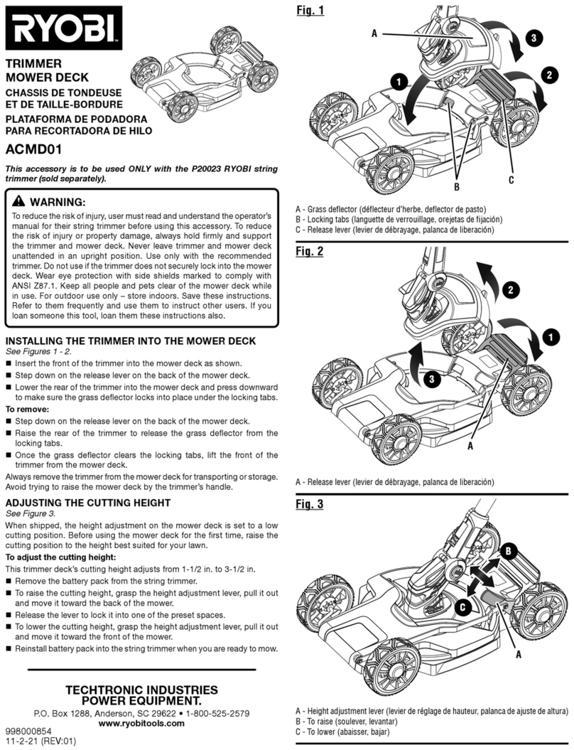 Ryobi ACMD01 Bedienungsanleitung
