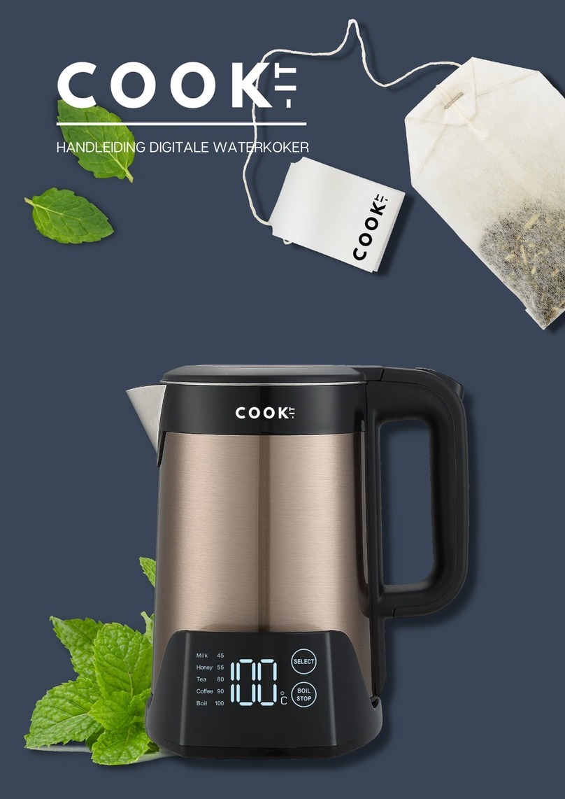 Cook-it DIGITAL KETTLE Bedienungsanleitung