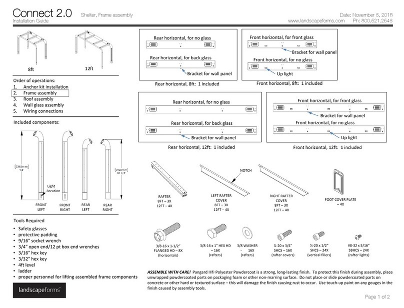 Landscape Forms Connect 2.0 Bedienungsanleitung