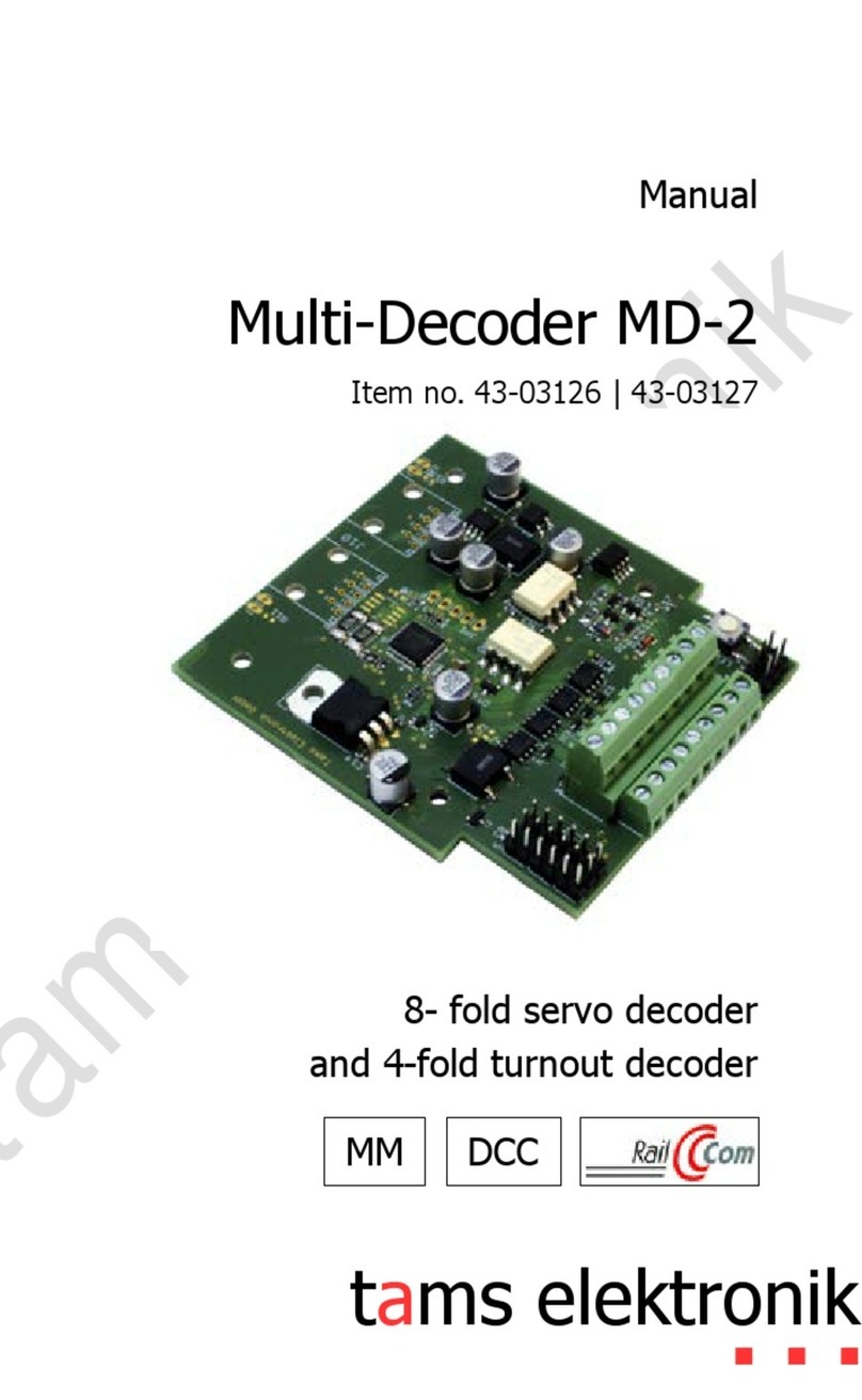 tams elektronik Multi-Decoder MD-2 Bedienungsanleitung tams elektronik Multi-Decoder MD-2 Bedienungsanleitung