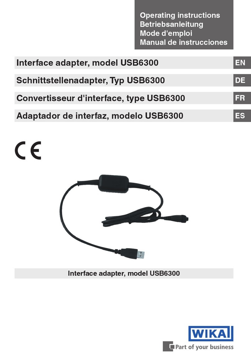 WIKA USB6300 Bedienungsanleitung