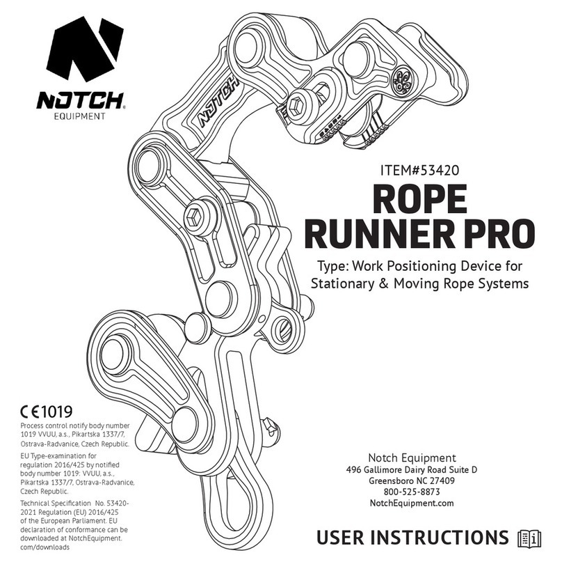Notch ROPE RUNNER PRO Bedienungsanleitung