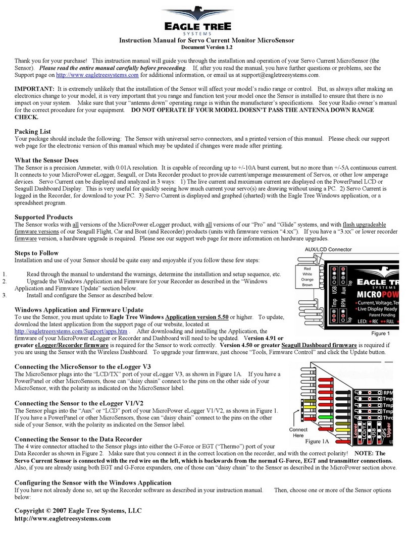 Eagle Tree Systems MicroSensor Bedienungsanleitung