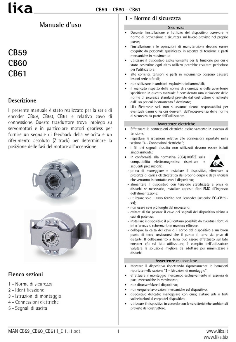 Lika CB59 Bedienungsanleitung