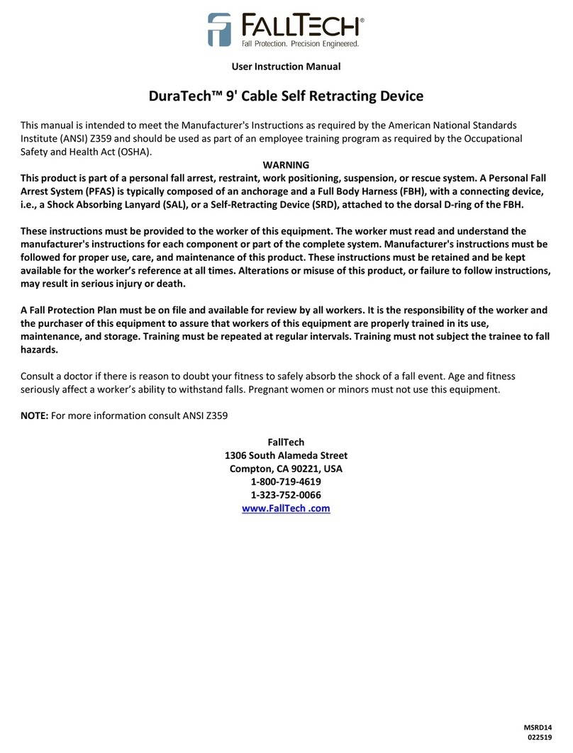 Falltech DuraTech 9 Bedienerhandbuch