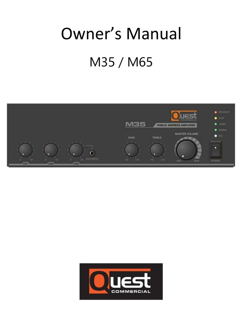 Quest Engineering M35 Bedienungsanleitung