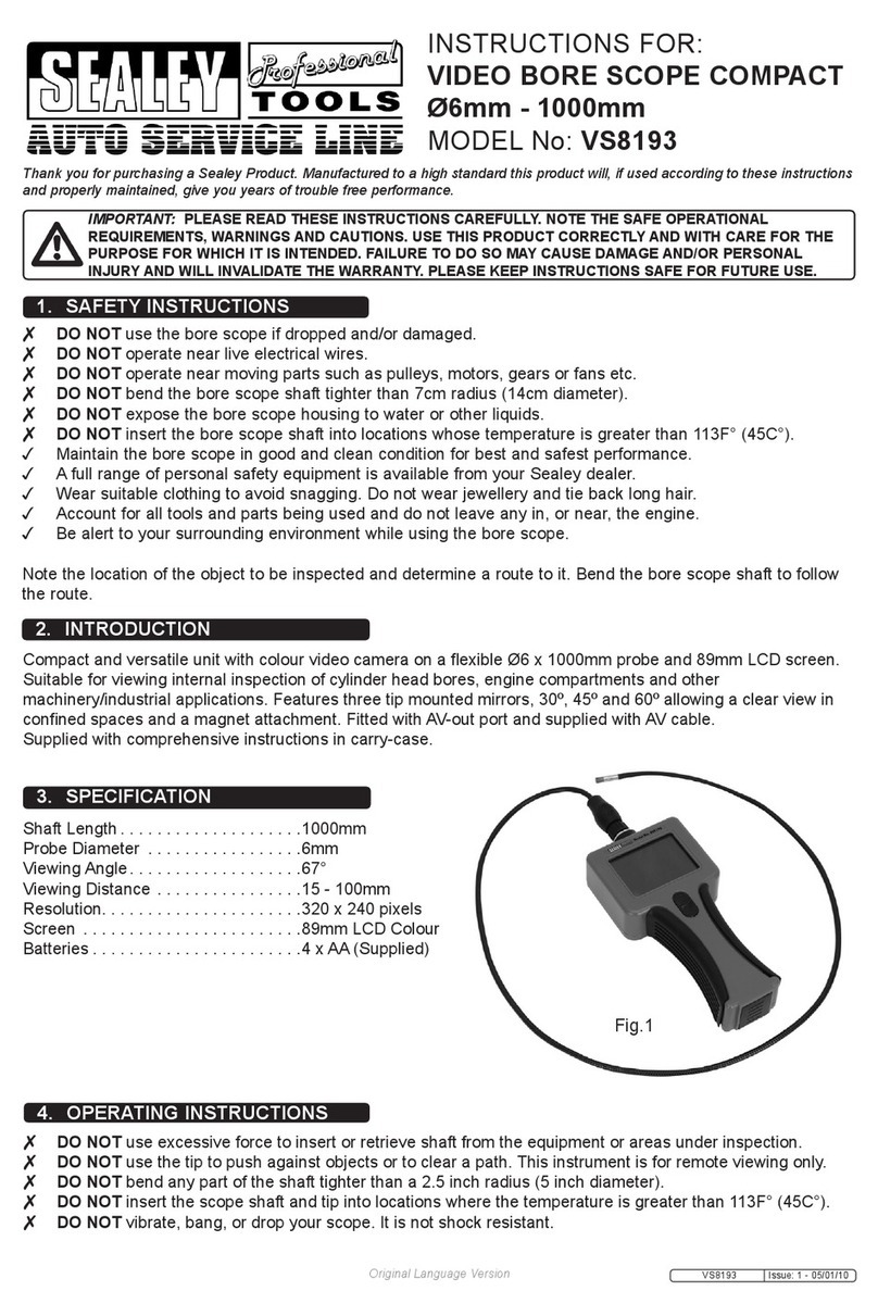 Sealey VS8193 Bedienungsanleitung