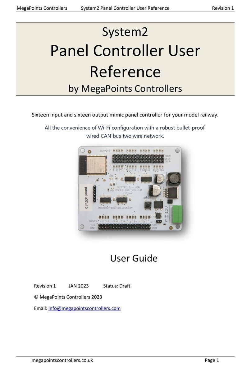MegaPoints Controllers System2 Starter Kit Service-Handbuch