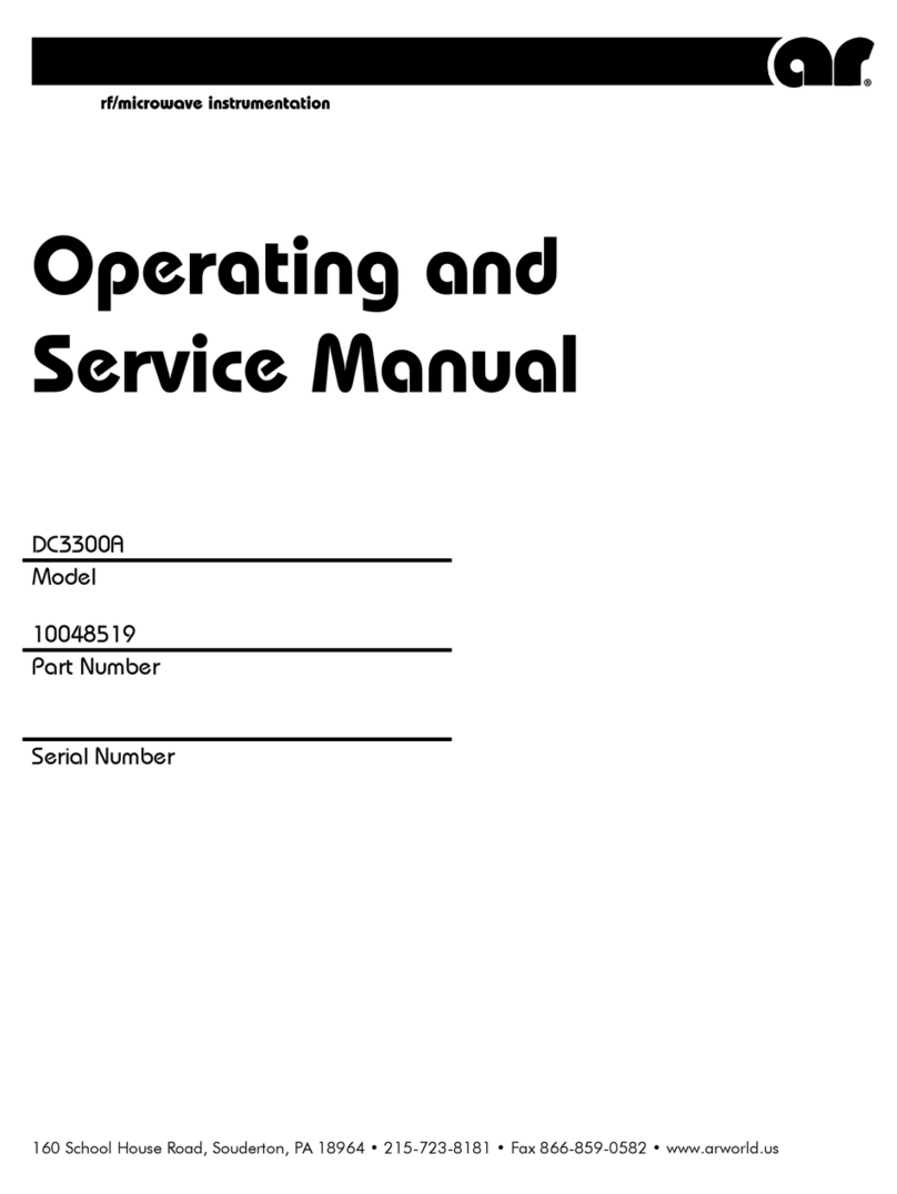 AR DC3300A Service-Handbuch