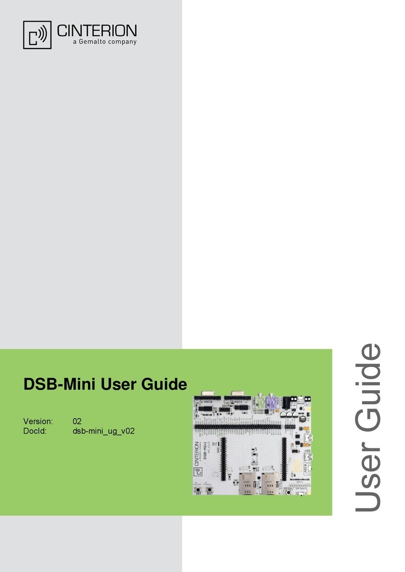 Gemalto CINTERION DSB-Mini Bedienungsanleitung