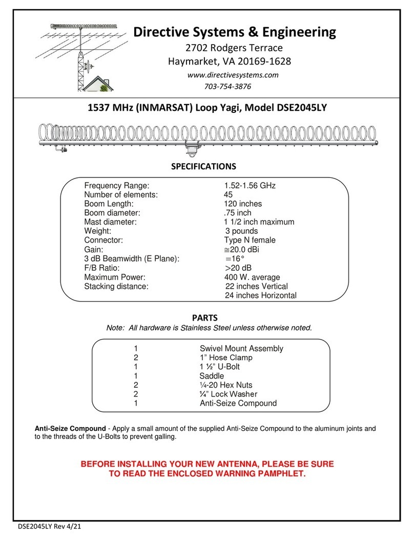 Directive Systems & Engineering DSE2045LY Bedienungsanleitung