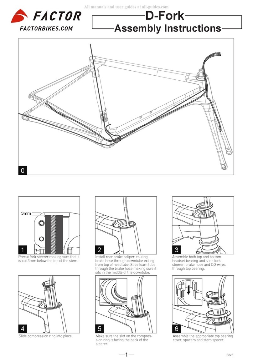 Factor D-Fork Bedienungsanleitung Factor D-Fork Bedienungsanleitung