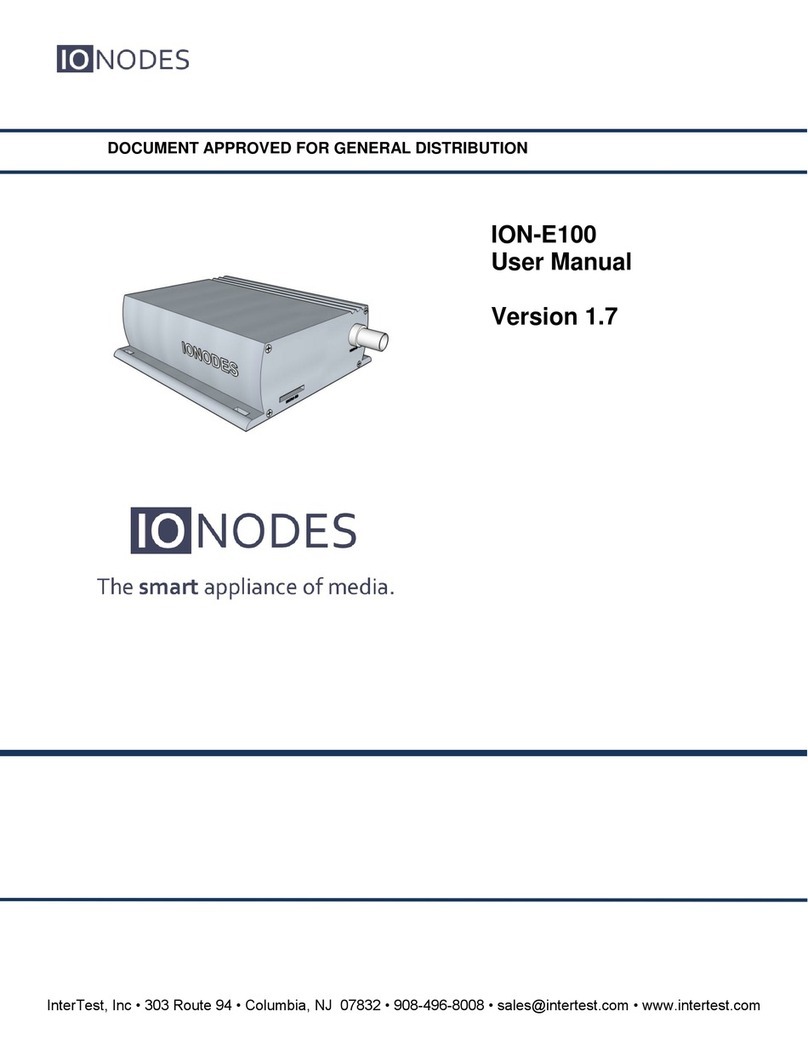 IONODES ION-E100 Bedienungsanleitung