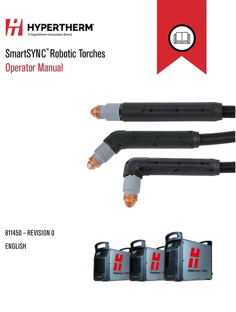 Hypertherm SmartSYNC Robotic Torch Bedienungsanleitung