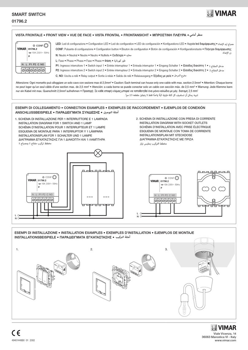 Vimar 01796.2 Bedienungsanleitung