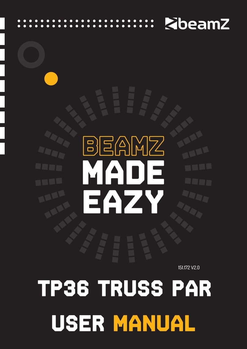 Beamz TP36 Bedienungsanleitung Beamz TP36 Bedienungsanleitung