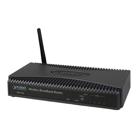 Planet WRT-403 Bedienungsanleitung