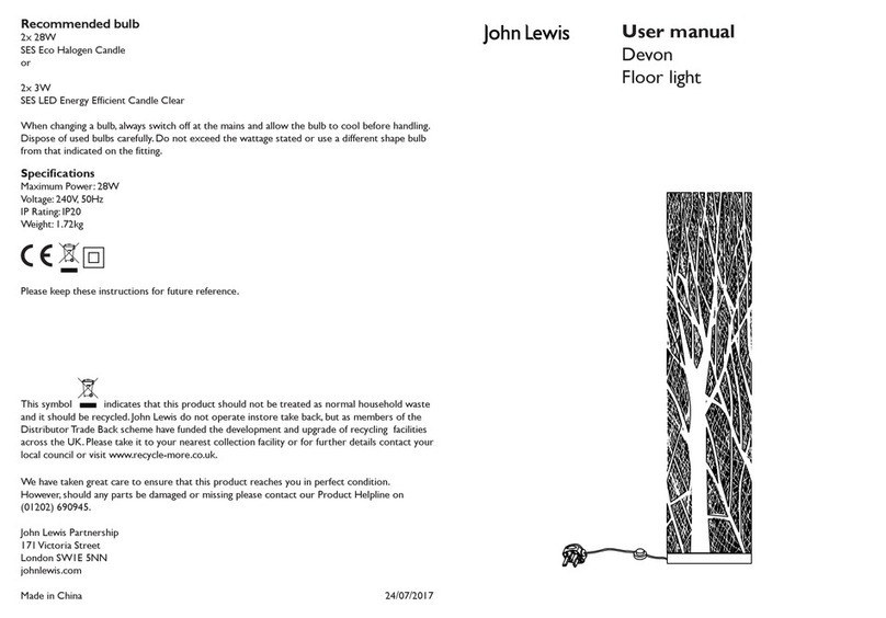 John Lewis Devon Bedienungsanleitung John Lewis Devon Bedienungsanleitung