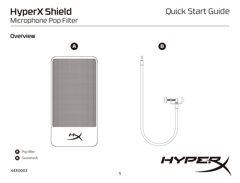 HyperX Shield Bedienungsanleitung