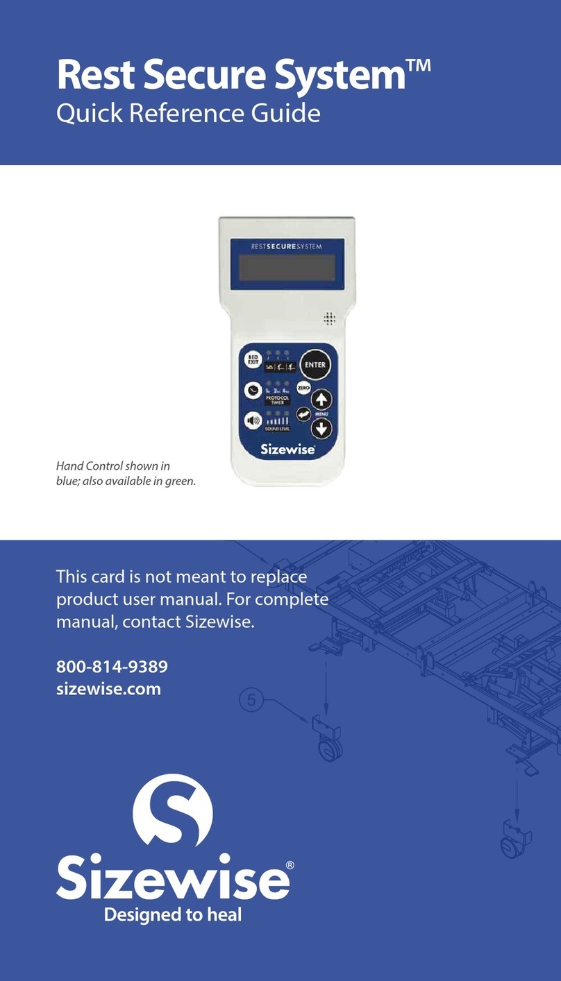 Sizewise Rest Secure System Bedienungsanleitung