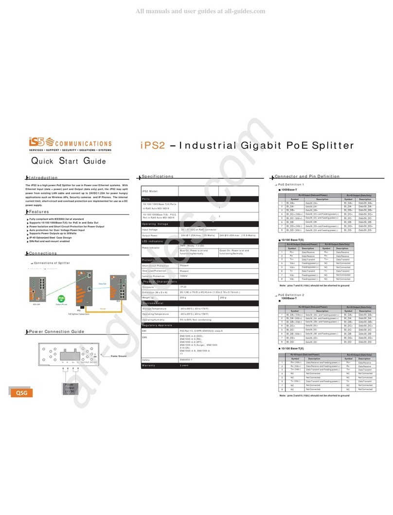 IS5 COMMUNICATIONS iPS2 Bedienungsanleitung