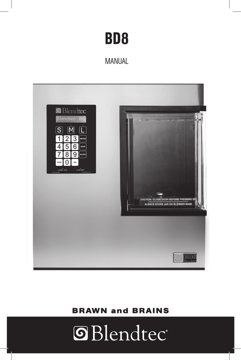 Blendtec BD8 Bedienungsanleitung