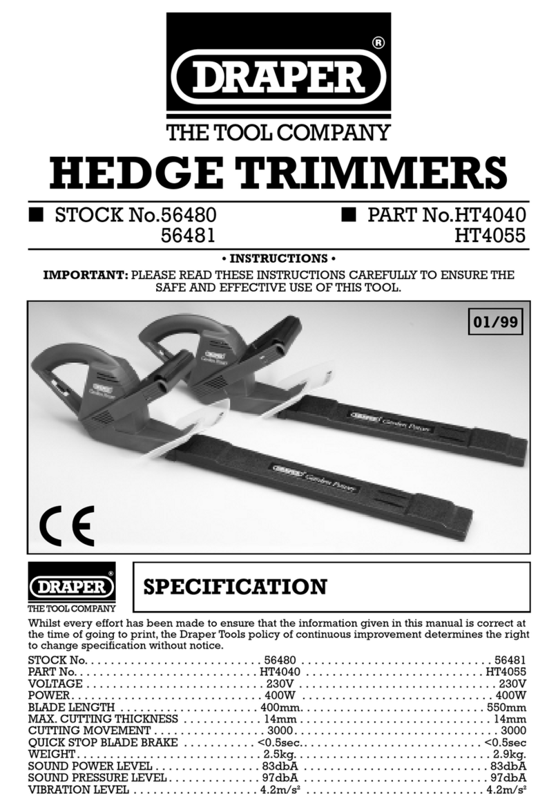 Draper HT4055 Bedienungsanleitung Draper HT4055 Bedienungsanleitung