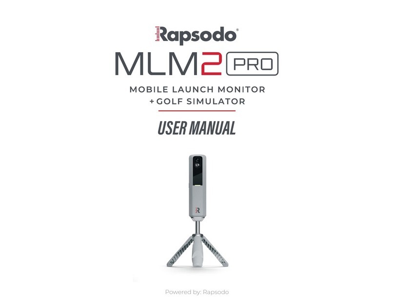 Rapsodo MLM2PRO Bedienungsanleitung Rapsodo MLM2PRO Bedienungsanleitung