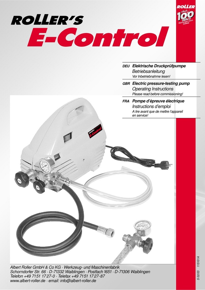Roller's E-Control Bedienungsanleitung