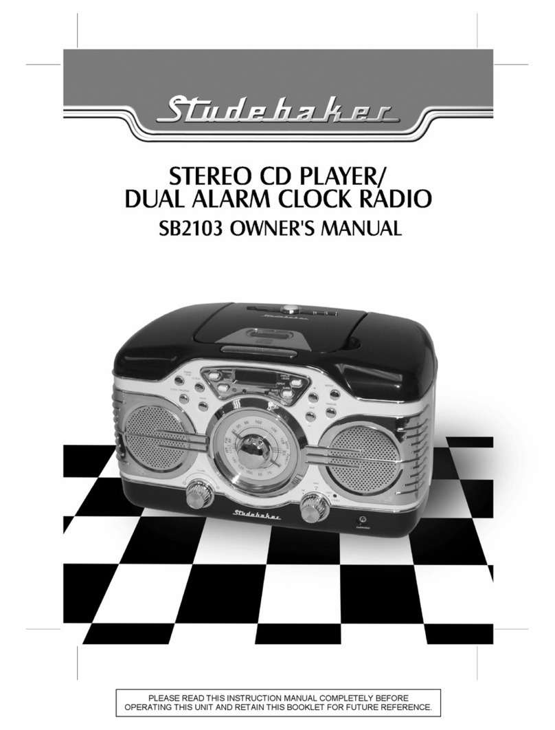 Studebaker SB2103 Bedienungsanleitung