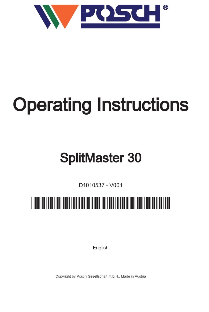 Posch SplitMaster 30N Bedienungsanleitung