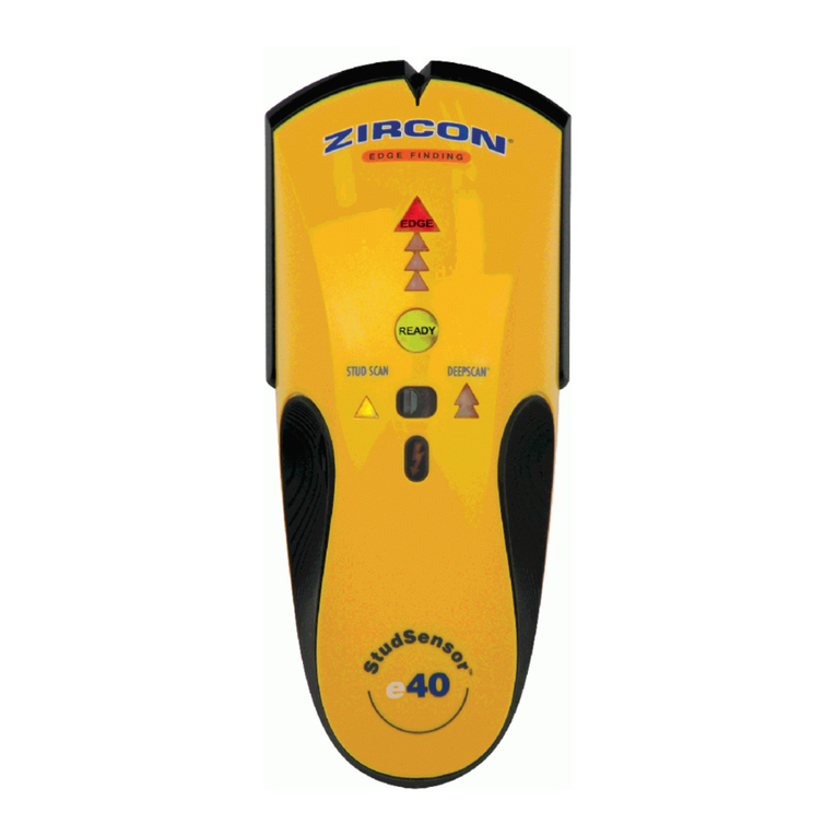 Zircon StudSensor e40 Bedienungsanleitung