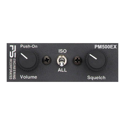 PS Engineering PM500EX Bedienungsanleitung