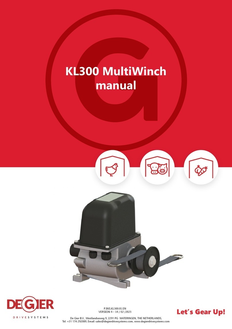 Deger MultiWinch KL300 Bedienungsanleitung Deger MultiWinch KL300 Bedienungsanleitung